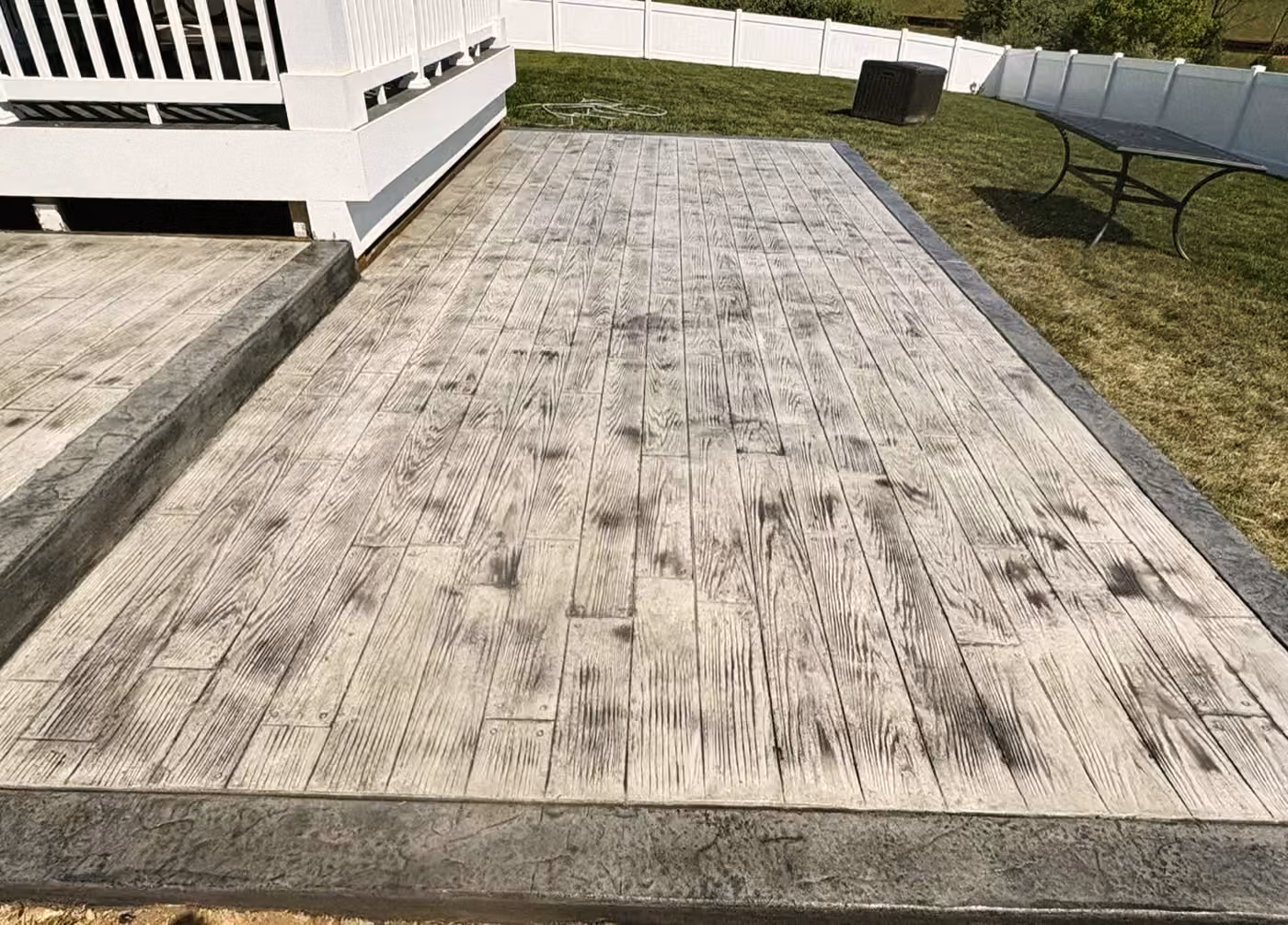 Stamped concrete patio service
